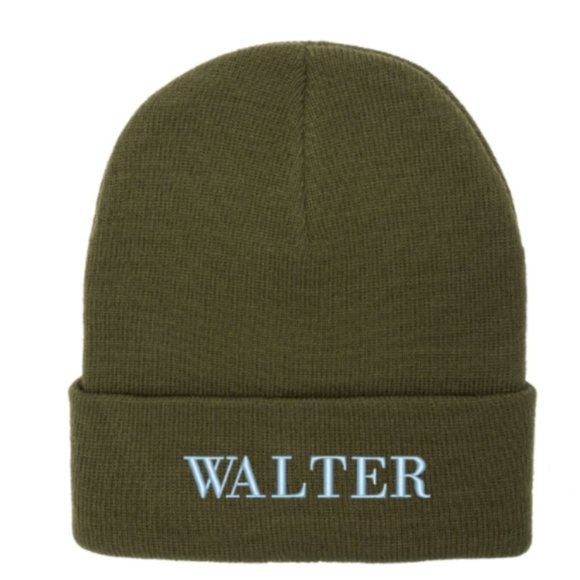 WALTER EMBROIDERED SOFT SPUN BEANIE | bythelionnody